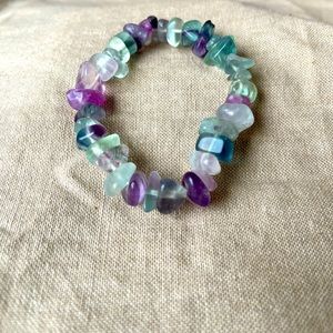 Amethyst and aventurine bracelet